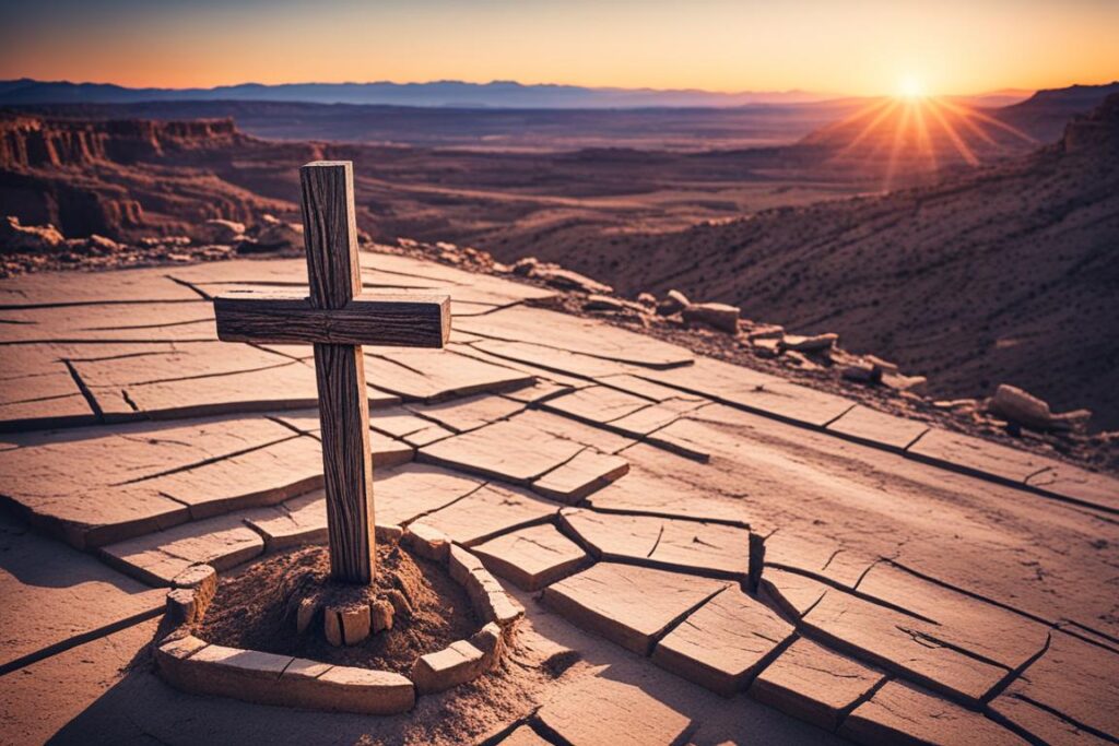 Cruz como símbolo de sacrifício e redenção