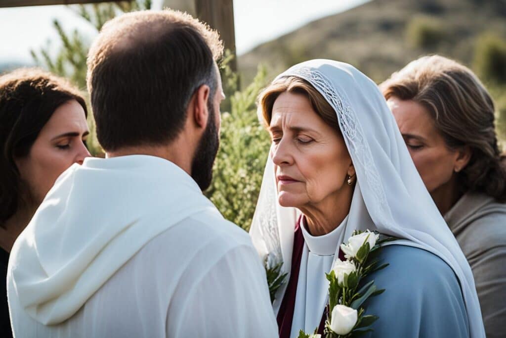 Maria mãe de Jesus ao pé da cruz