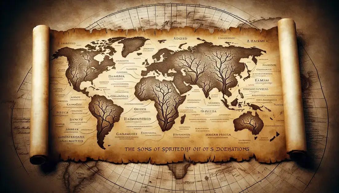 Os Descendentes de Sem, Cam e Jafé