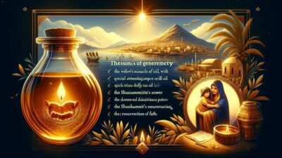 2 Reis 4: 4 Lições sobre Milagres e Generosidade