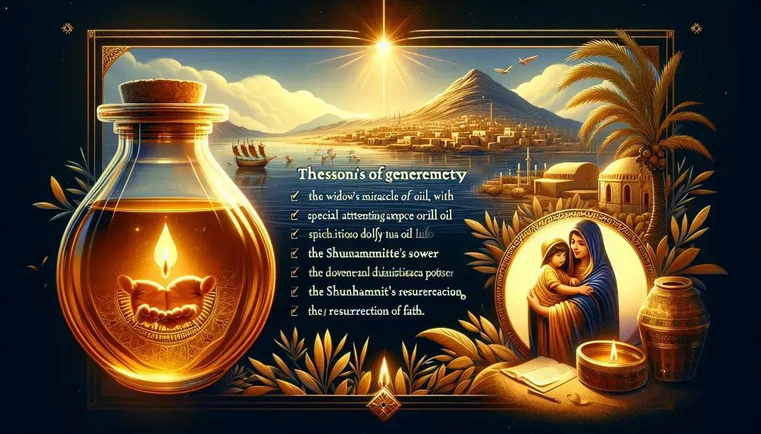 2 Reis 4: 4 Lições sobre Milagres e Generosidade