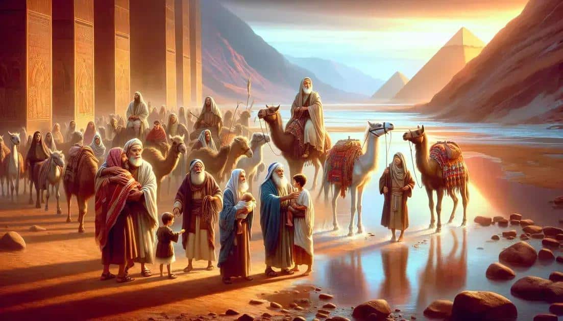 A Chegada ao Egito e o Encontro com José