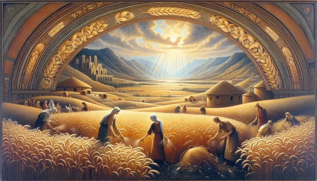 A Colheita nos Campos de Boaz