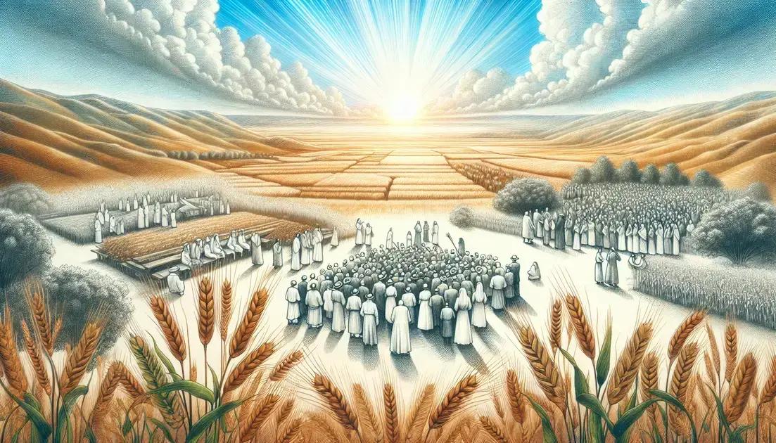 A Festa das Semanas e a Colheita