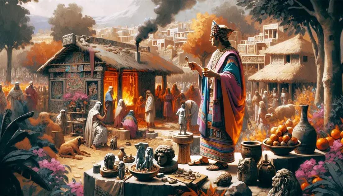 A História de Mica e sua Idolatria