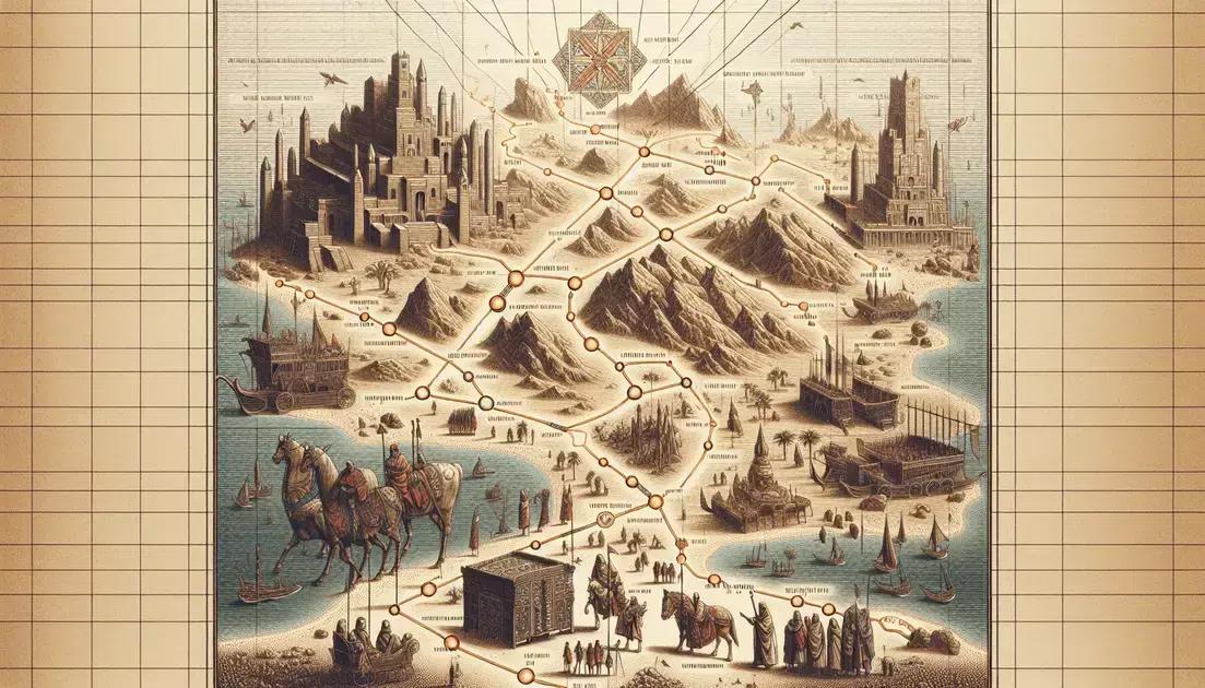 A Rota de Viagem do Povo de Israel