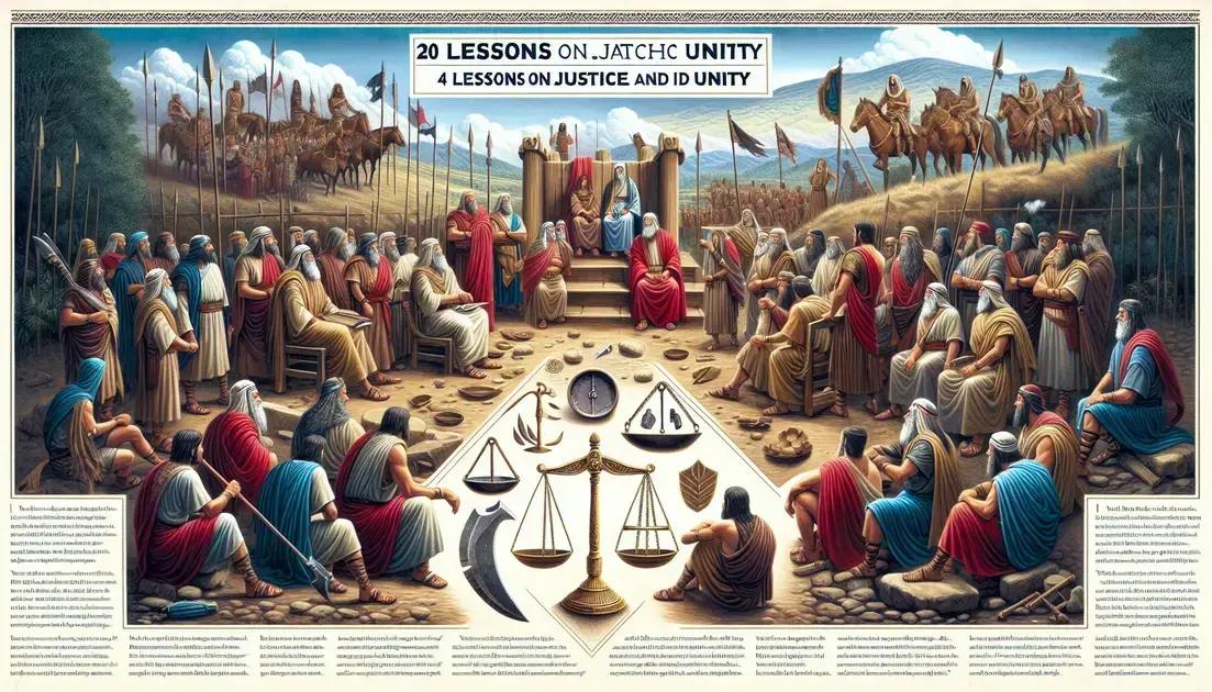 Juízes 20: 4 Lições sobre Justiça e Unidade