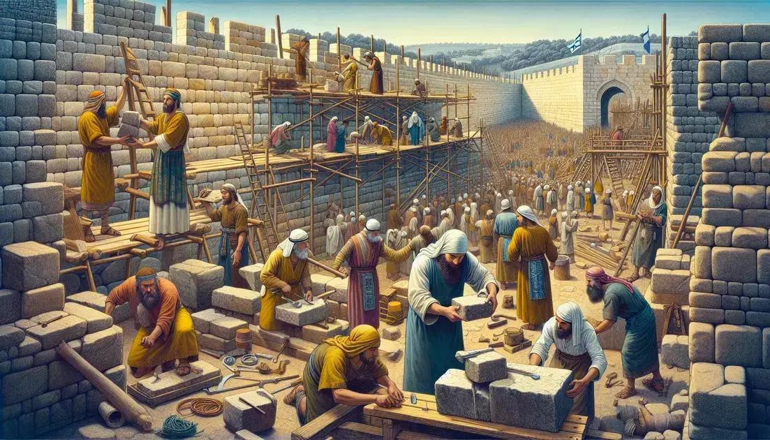 Neemias 3: A Reconstrução das Muralhas de Jerusalém