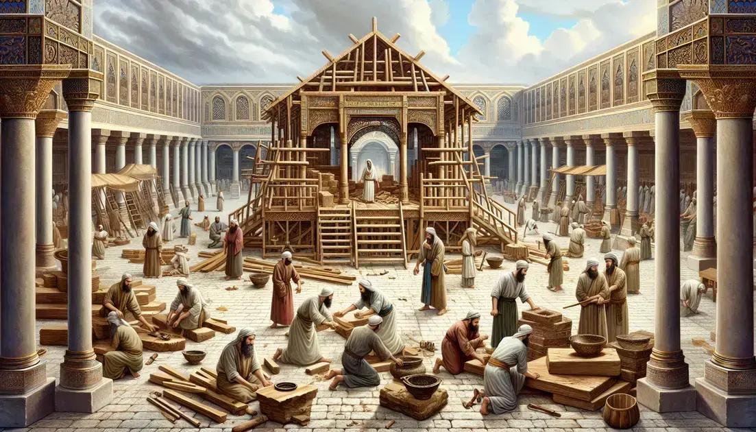 Os Materiais Usados na Construção do Altar